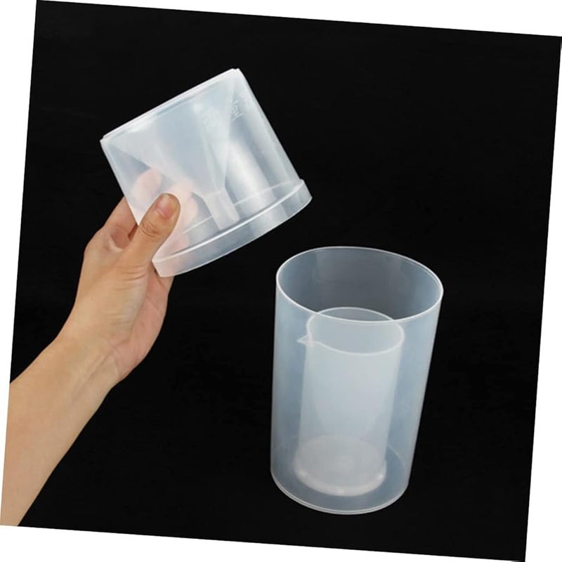 مقياس المطر البلاستيكي الأخضر قمع قياس هطول الأمطار في الهواء الطلق لأداة حديقة العشب - Image 2